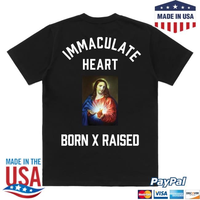 Official Born X Raised Merch Store Shop Immaculate Tshirt: White BornXRaised