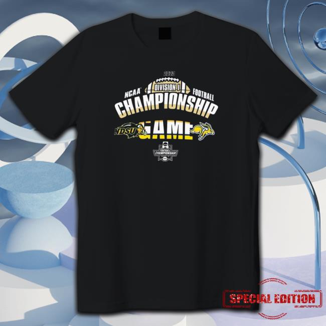 Official North Dakota State Bison Vs South Dakota State Jackrabbits 2023 NCAA Division I Football Championship Game Tee