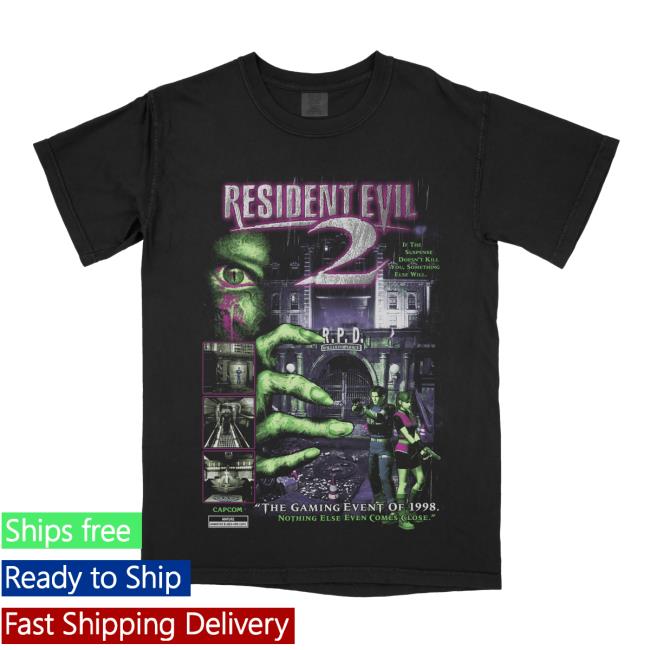 Graveyardgoods Resident Evil 2 1998 • Outbreak (Alternate Colorway Variant) Tshirt