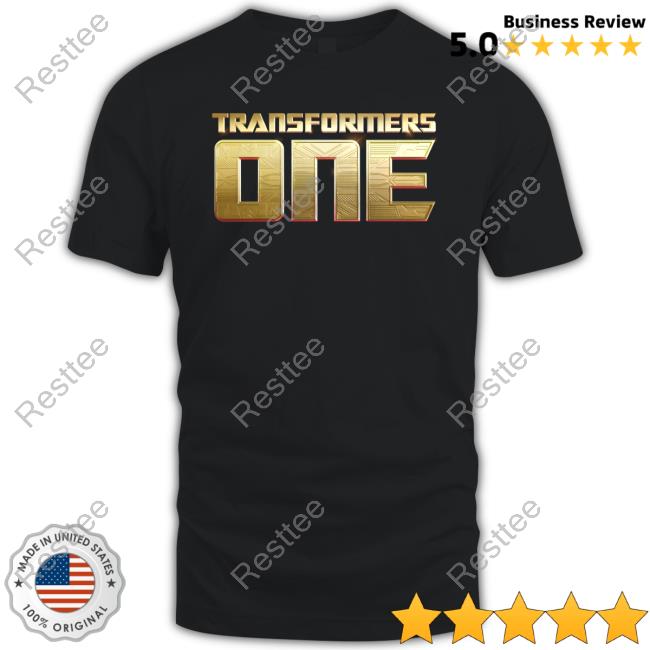 Transformers One Logo Tee Shirt