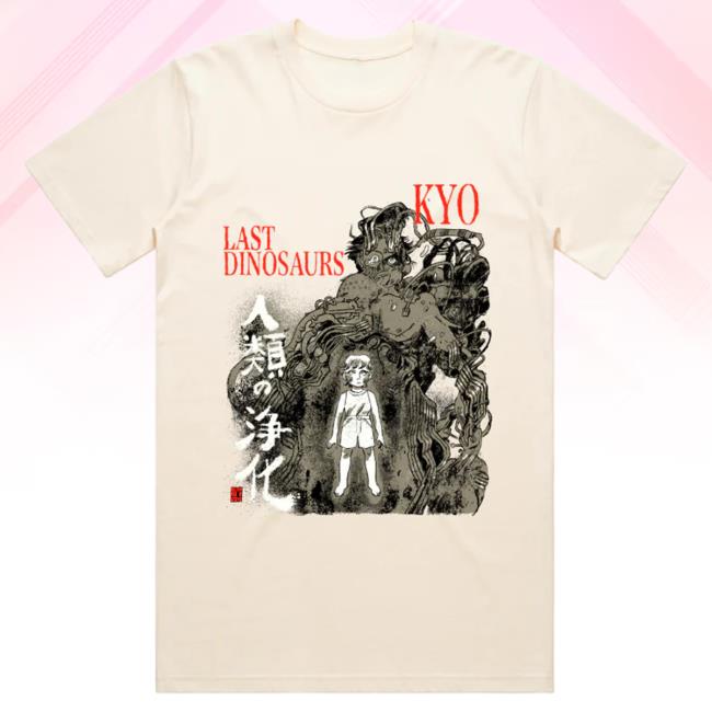 Official Last Dinosaurs / KYO Ecru Shirt 2024