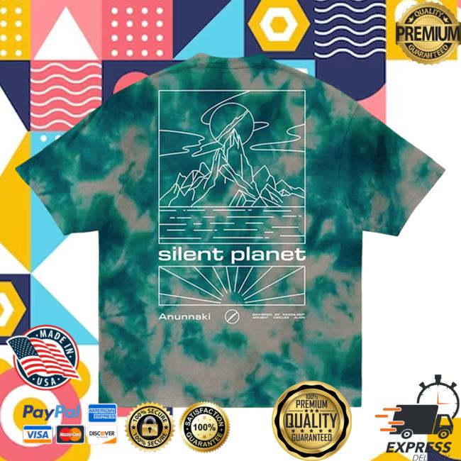Silent Planet Merch Anunnaki Forest Dye Tee Anunnaki Forest Dye Shirt New