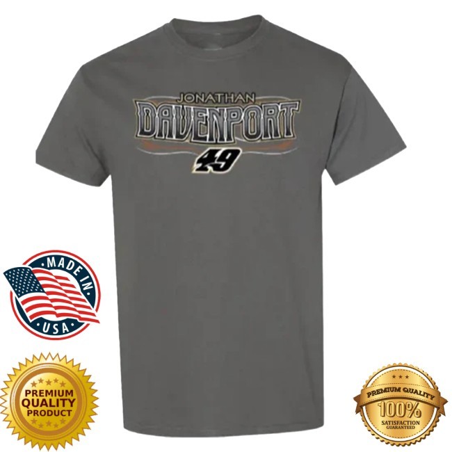 49Apparel T2437cg - Charcoal Gray "Davenport Cowboy Skull" Shirt