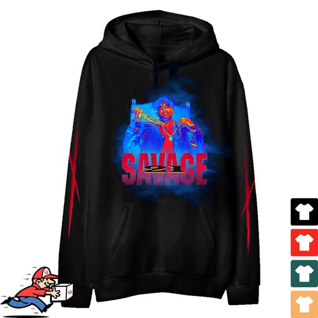 Official 21 Savage Merch Store King Pull Over Hoodie 21 Savage Apparel Clothing Shop 21Savage