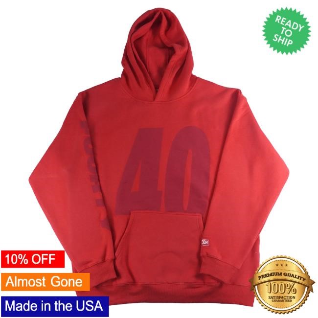 Official Caseoh Games Merch CaseOh's Red 40 Pullover Hoodie CaseohGames
