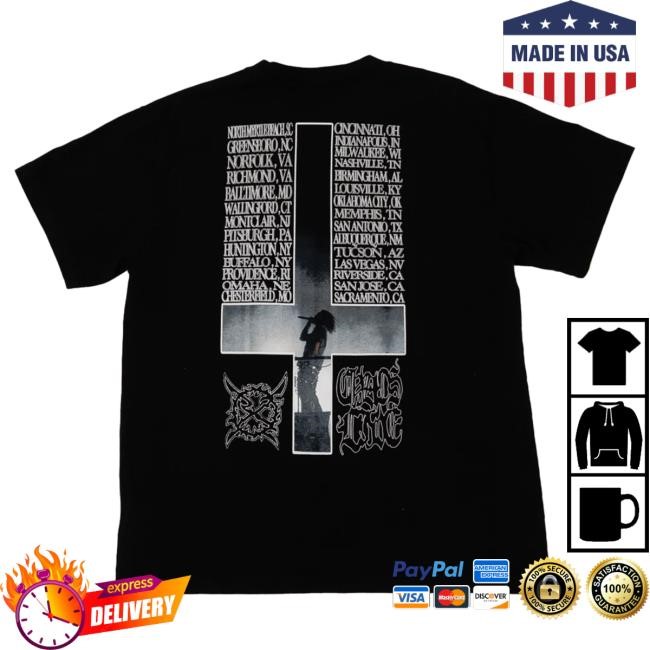 Official Ken Carson Merch Store Shop Ken Carson X Photo Cross Tshirt KenCarson