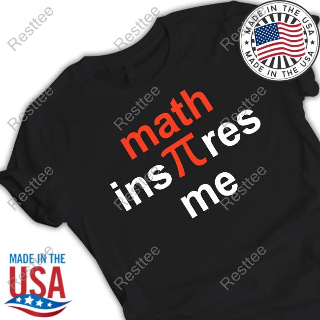 Official Math Inspirest Me Tee Howie Hua