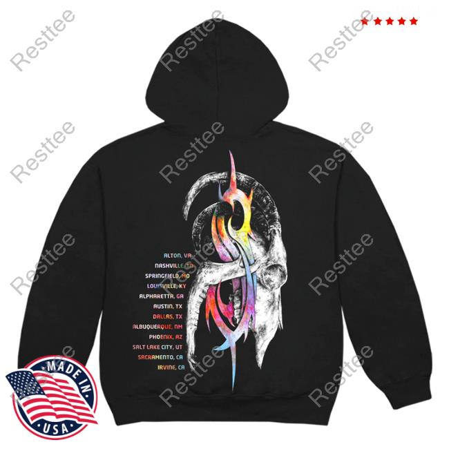 Official Slipknot Apparel Clothing Shop Store '22 Tour Black Sweatshirt Slipknotmerch Merch Official Slipknot Apparel Clothing Shop Store '22 Tour Black Crewneck Slipknotmerch Merch