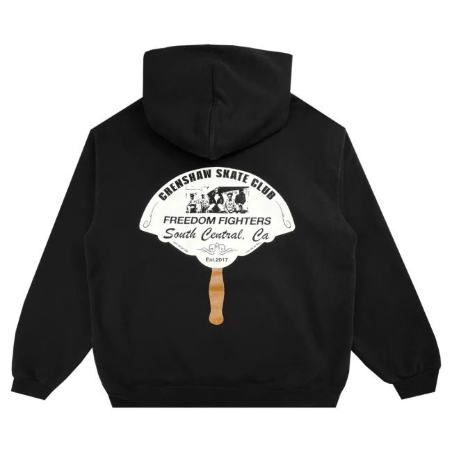 Official Crenshaw Skate Club Freedom Fighters Sweater Black CrenshawSkateClub