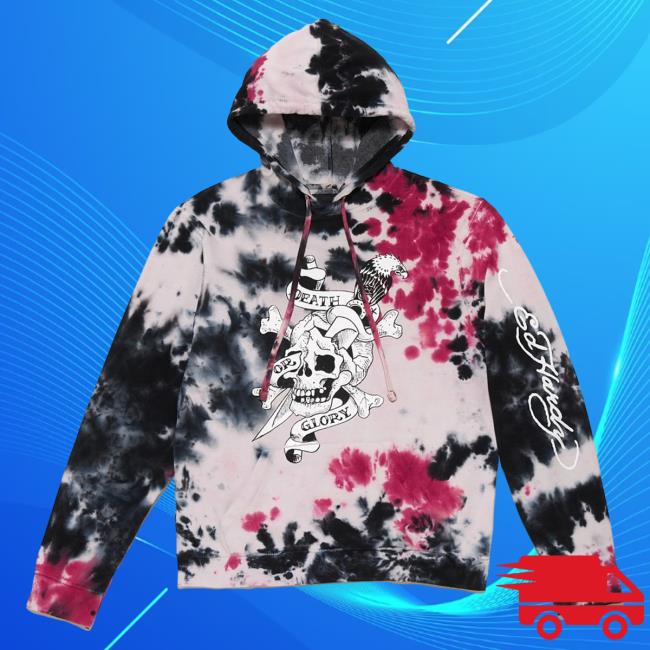 Official Ed Hardy Merch Store Storm Tie Dye Skull Crewneck EdHardy Apparel Clothing Shop