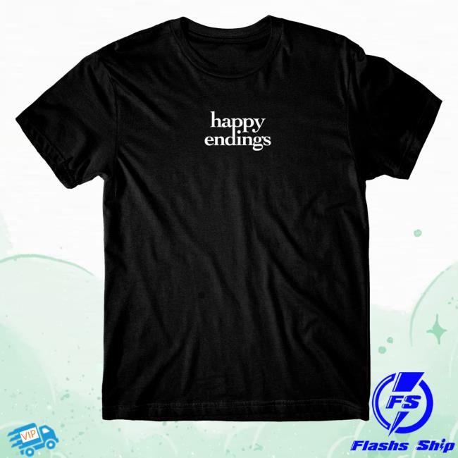 Official Danny Duncan Merch Happy Endings Black T Shirts