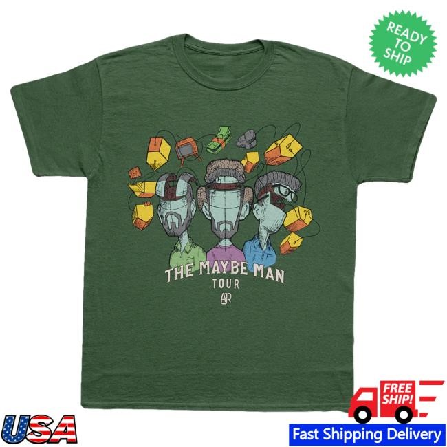 The Maybe Man Tour Shirt - Green – AJR Store The Maybe Man Tour S/s Shirt - Green – AJR Store