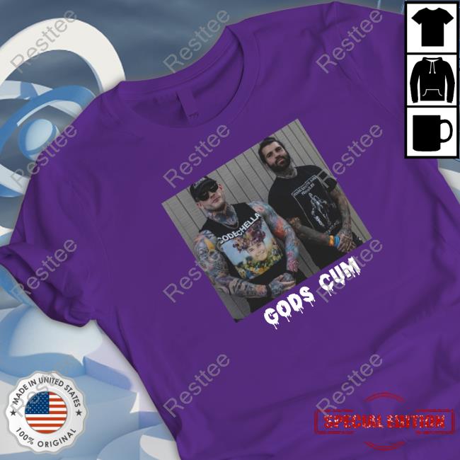 Gifts For Goths Merch Official Gods Cum Hoodie Sweatshirt