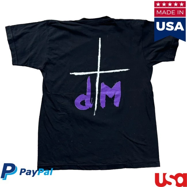 Official Vintage 1993 Depeche Mode Dm Tour Tee - Dm Tour