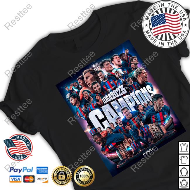 FC Barcelona La Liga Champions 2023 Long Sleeve T-Shirt