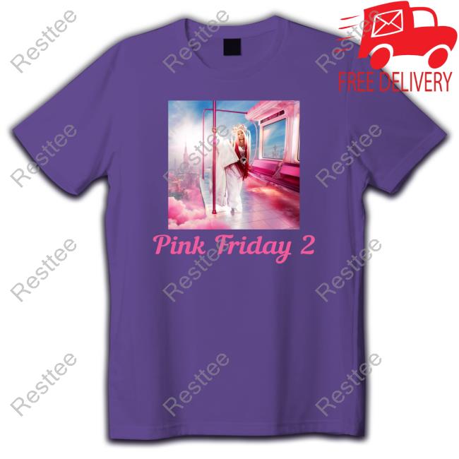 Official Aaliyah Hut Nicki Minaj Pink Friday 2 Tee Shirt Official Aaliyah Hut Nicki Minaj Pink Friday 2 T-Shirt