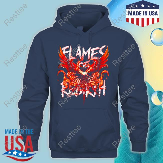 Final Fantasy XVI Flames Of Rebirth T Shirt Official Amiami Merch XVI Flames Of Rebirth Shirt