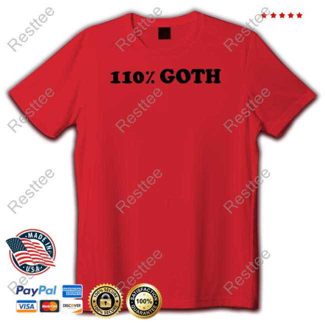 Official Wally_Wests 110% Goth Long Sleeve T Shirt