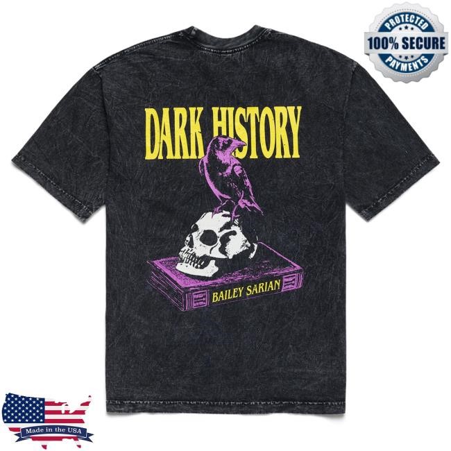 Dark History Short Sleeve Shirt Carbon – Bailey Sarian Dark History New Shirt Carbon – Bailey Sarian