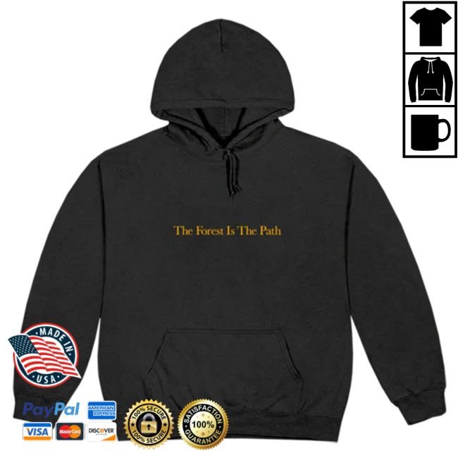 Snow Patrol Black The Forest Is The Path Pullover LS Hoodie