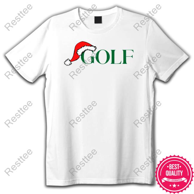 Golf Santa Merry Christmas Shirt