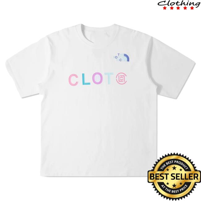 Official Juice Store Merch Juice Store CLOT x The North Face U LOGO Attractive Shirt (White) Juicestore Apparel Clothing Shop