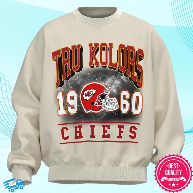 Official Tru Colors Clothing Apparel Tru Kolors Tru Kolors X Chiefs Crewneck Sweatshirt Cream