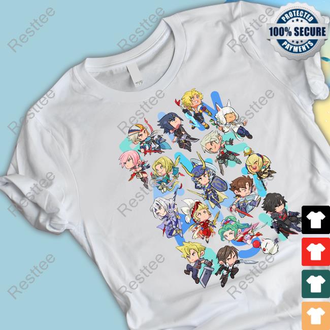 Final Fantasy Theatrhythm White T-Shirt