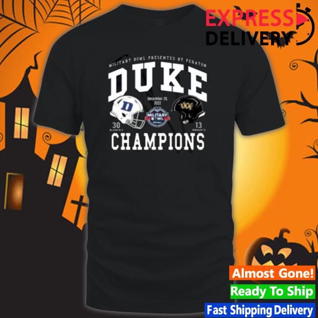 Duke Football Military Bowl 2022 Champions Hooded Sweatshirt