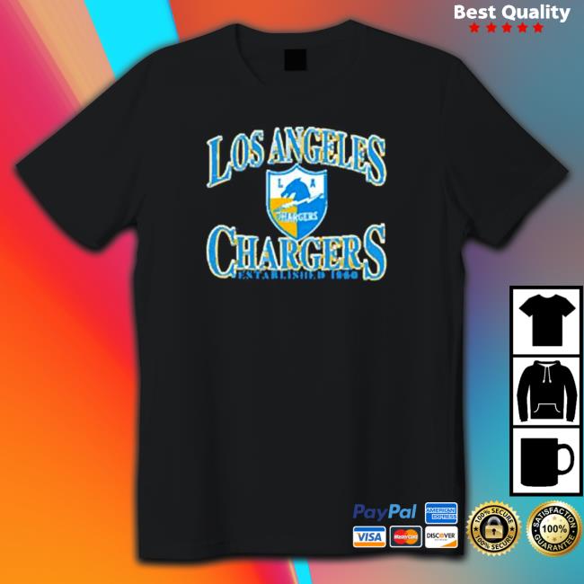 Official Los Angeles Chargers Heathered Charcoal Playability 2023 Shirts