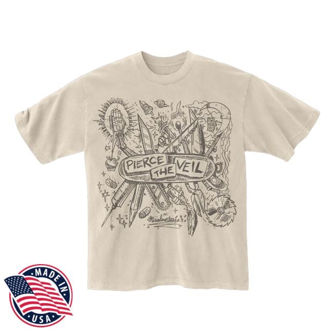 Pierce The Veil Misadventures S/S Tee PTV Merch