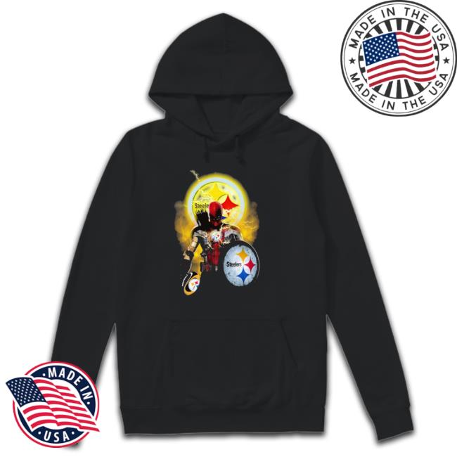 Spiderman Pittsburgh Steelers Football Logo Hoodie Spiderman Pittsburgh Steelers Football Logo Tee