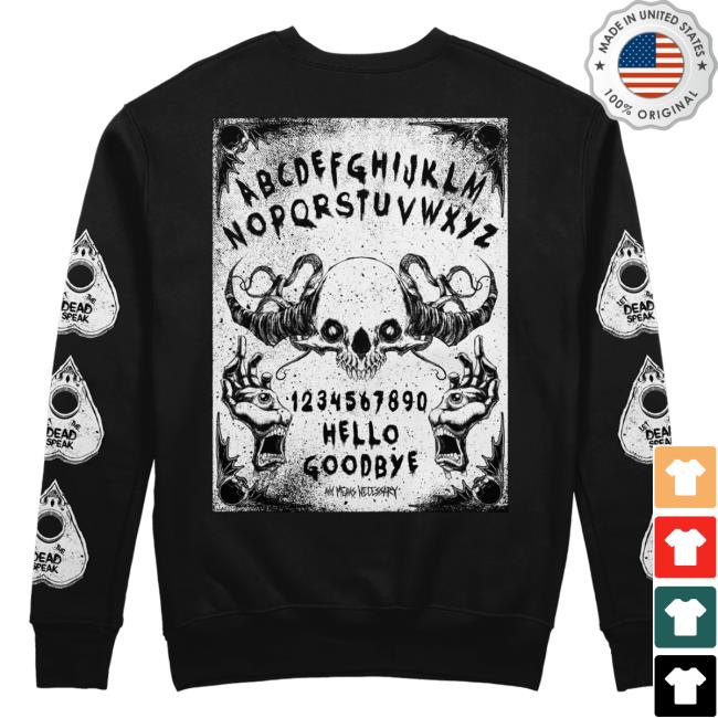 Any Means Necessary Clothing Ouija Crew neck Black