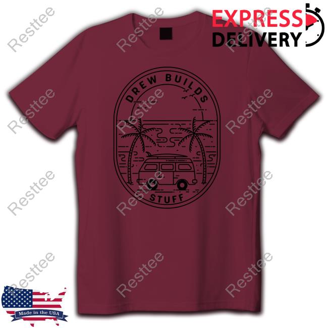 Drew Builds Stuff Van Camper TankTop Drew Builds Stuff Merch Van Camper Shirt