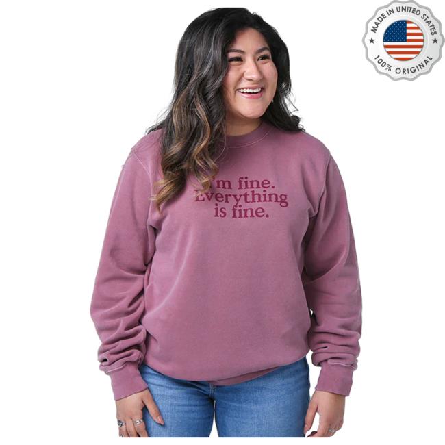 Official Elevation Church Merch Store Elevation Church "I'm Fine. Everything Is Fine." Pullover Hoodie Elevation Church Apparel ElevationChurch