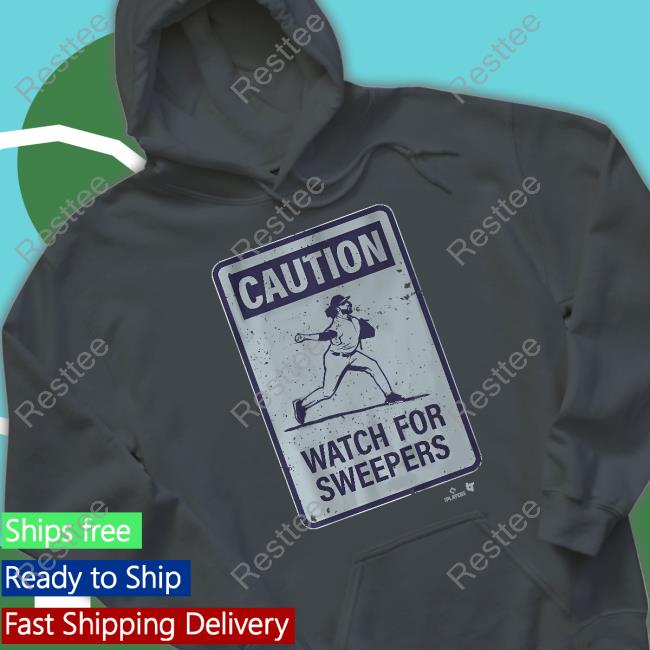 Breakingt Merch Caution Watch For Sweepers Tee Shirt