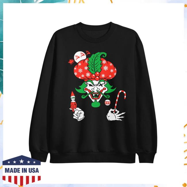 Insane Clown Posse Merch Insane Clown Posse The Great Milenko Holiday Hoodie
