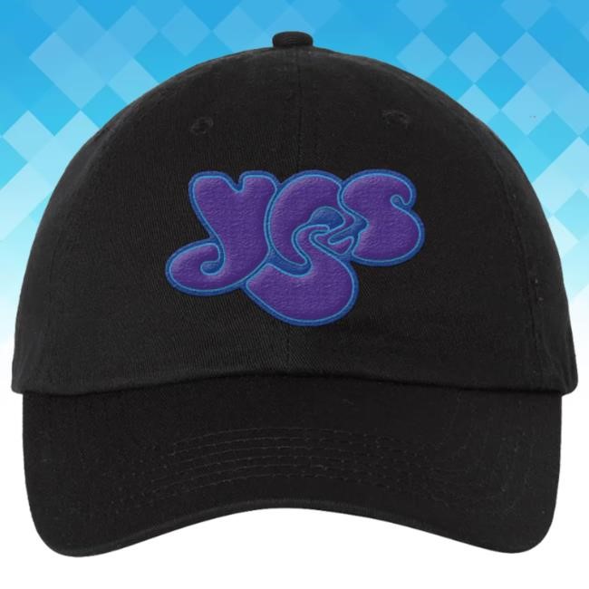 Yes Official Store Purple Logo 2024 Tour Black Cap