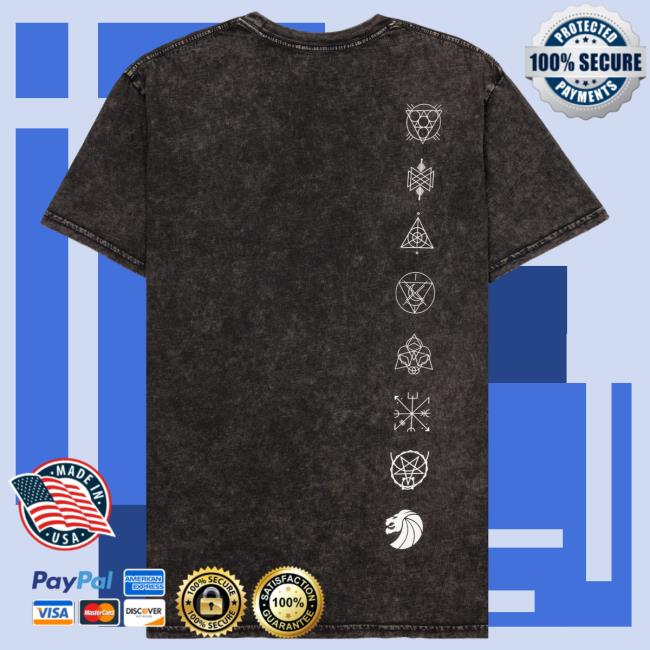 SEVEN LIONS Wash Staple Shirt SEVEN LIONS Black Stone Wash Staple Crewneck Sweatshirt