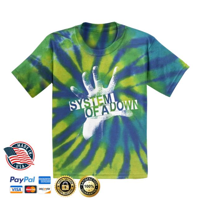 System Of A Down Merch Self-Titled Tie-Dye Tee