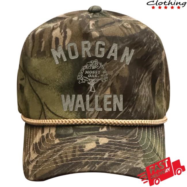 Morgan Wallen x Mossy Oak Camo Hat Official Morgan Wallen Merch Store Morgan Wallen x Mossy Oak Camo Cap