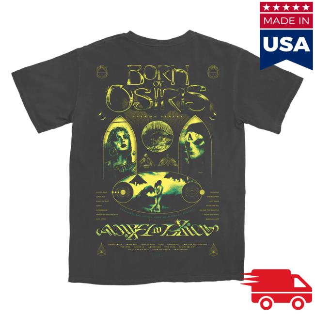 Sumerian Records Born Of Osiris Merch Love Story Coal T-Shirt