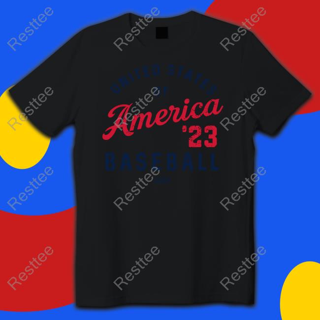 United States Of America Baseball New Tee In The Clutch Shop United States Of America Baseball T Shirt