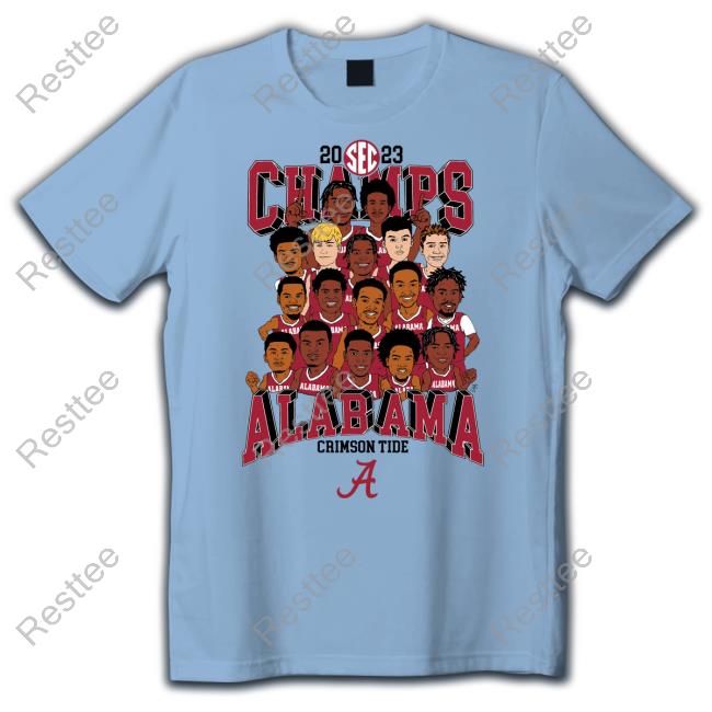 2023 Sec Regular Season Champs Alabama Crimson Tide Shirts 2023 Sec Champs Alabama Crimson Tide Tee Shirt