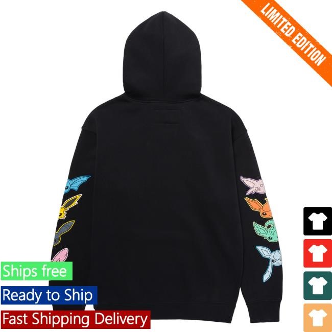Overtime | Pokémon Eevee Evolution Classic | Buy Official Overtime TV Merch Attractive Hoodie