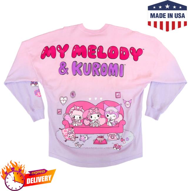 Official Sanrio Apparel Clothing Kuromi Merch My Melody & Kuromi Sleepover Japanla Spirit Attractive Hoodie Sanrio Shop Store Official Sanrio Apparel Clothing Kuromi Merch My Melody & Kuromi Sleepover Japanla Spirit Pull Over Hoodie Sanrio Shop Store