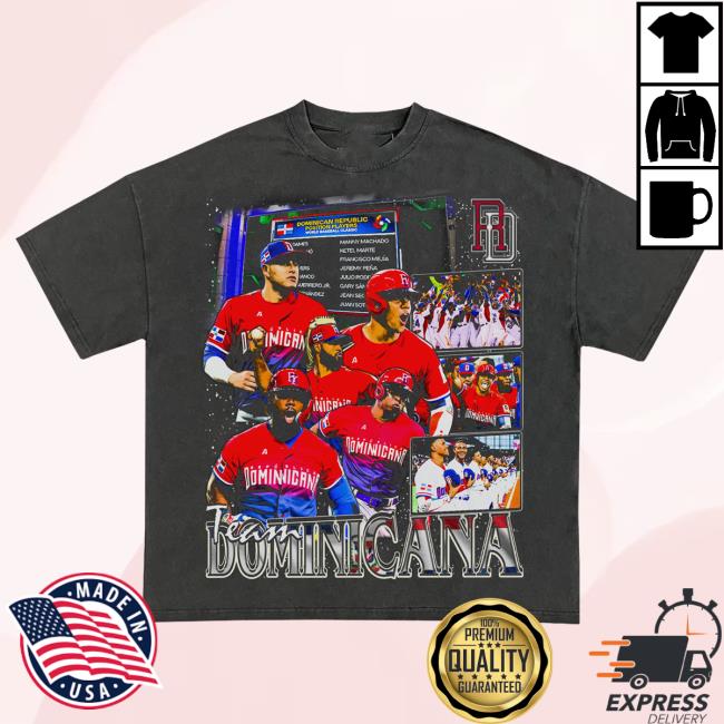 Official Game Changer Wbc Team Dominicana Tee Shirt Pepper GameChanger