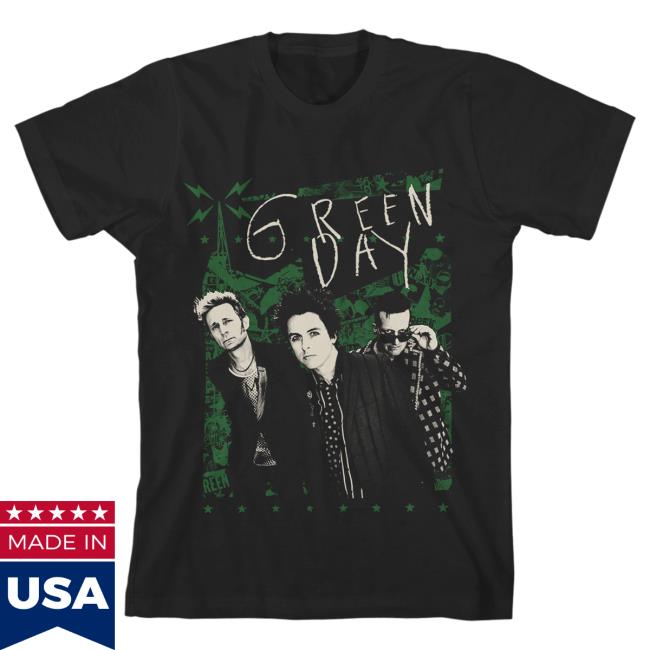 Official Green Day Merch Store Shop Green Day Green Lean Tees GreenDay