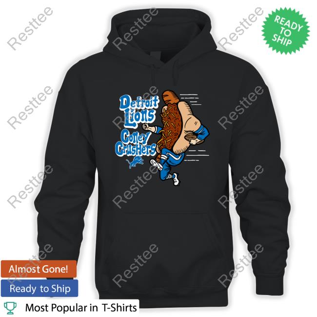 Official Detroit Lions Coney Crushers Crewneck Sweatshirt