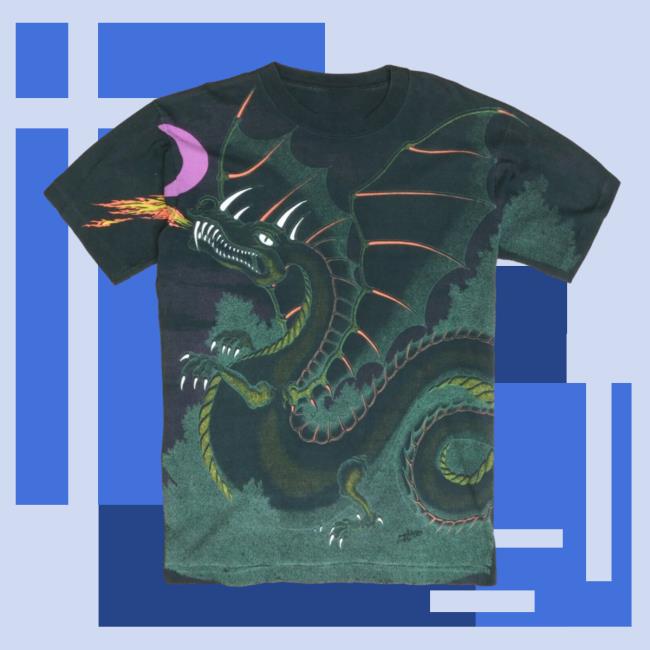 Official Vintage Dragon Castle New Shirt Black Fantasy 3D All Over Print 1992 90S Official Vintage Dragon Castle Hooded Sweatshirt Black Fantasy 3D All Over Print 1992 90S